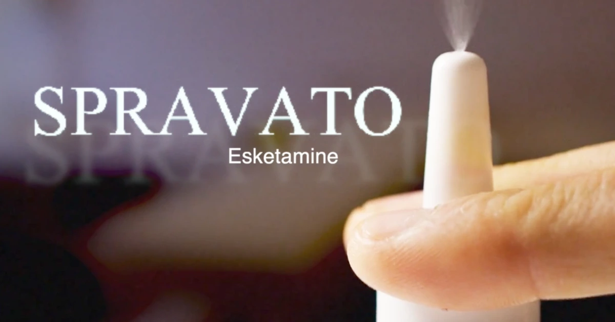 Spravato nasal spray treatment for depression